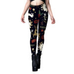 Christmas clothing snowflake tight yoga pants for women - Image 3