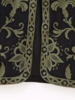 New autumn women clothing round neck embroidered short vest - Image 4