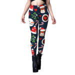 Christmas clothing snowflake tight yoga pants for women - Image 5